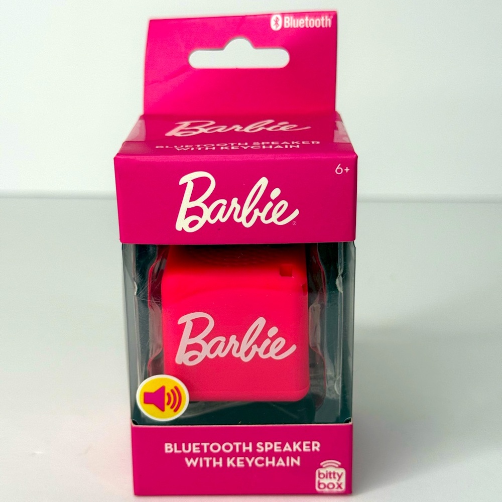 Barbie Bitty Box Bluetooth Speaker with Keychain